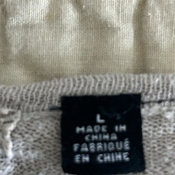 Anthropologie Knitted & Knotted Pull Through Tie Cardigan Linen Blend Large - Picture 6 of 8